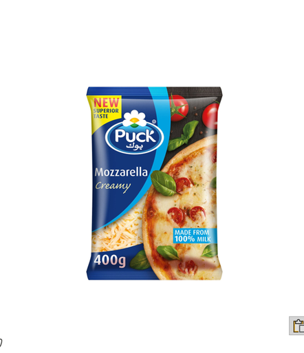 Puck Shredded Creamy Mozzarella Cheese