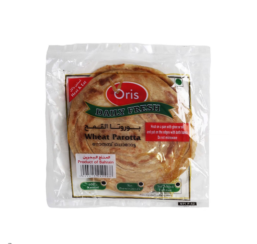 Oris Wheat Parotta - preservatives free, no added flavor, vegetarian