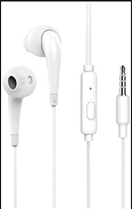Oraimo Halo 2s In-Ear Headphones with Microphone & Remote - White