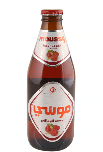 Moussy Non-Alcoholic Malt Beverage Raspberry Flavor