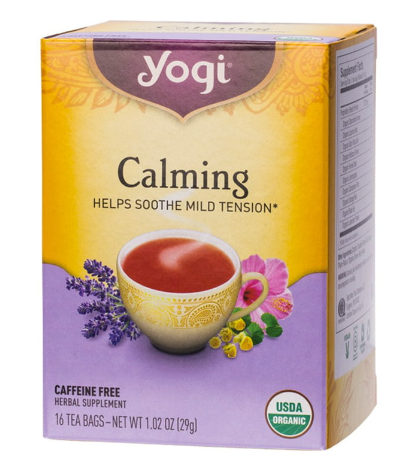 Yogi Calming Organic Herbal Tea Bags - caffeine free