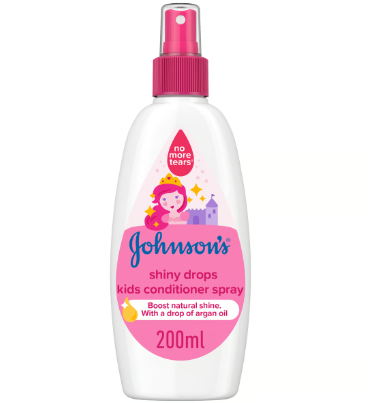 Johnson's Shiny Drops Hair Conditioner with Argan Oil for Kids