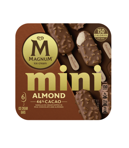 Magnum Milk Chocolate Coated Vanilla Ice Cream with Almond Chunks