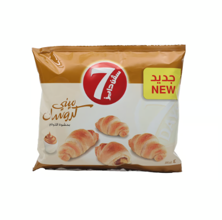 7 Days Mini Croissants Filled with Toffee Cream (4 Pieces)
