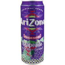 Arizona Grapeade Fruit Juice Cocktail - preservatives free, synthetic colors free, artificial flavors free