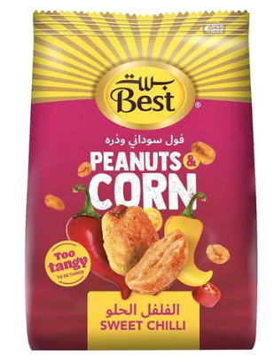 Best Sweet Chili Peanuts & Corn 150gm