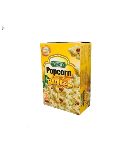 Freshly Microwavable Butter Popcorn (3 Bags) 297g