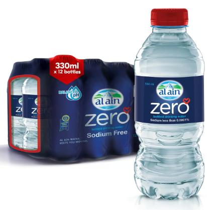Al Ain Zero Water (12x330ml) - sodium free