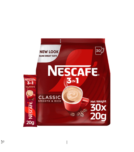 Nescafé 3in1 Classic Instant Coffee Sachets1