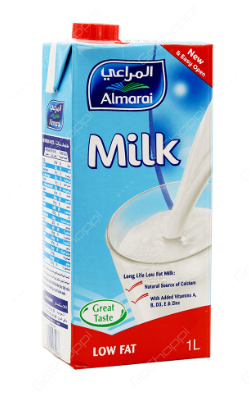 Almarai Long Life Milk - fat free, preservatives free, powder free