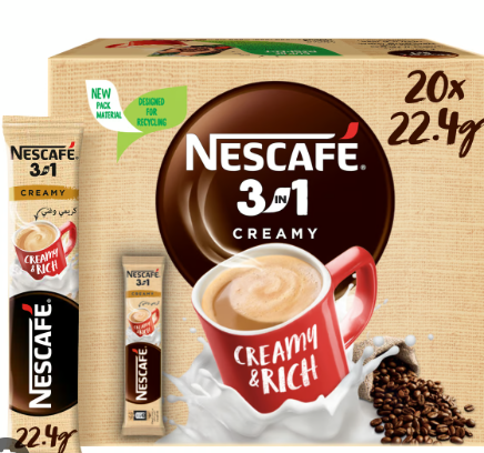 Nescafé 3in1 Creamy Latte Coffee Sticks