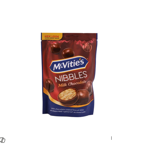 McVitie's Digestive Nibbles Coated with Milk Chocolate 110G