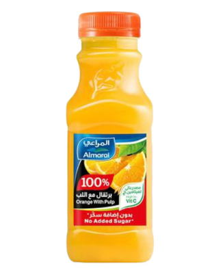 Almarai Long Life Orange Juice with Pulp - no added sugar