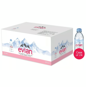 Evian Natural Mineral Water (24x330ml)