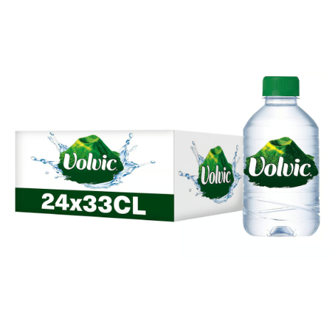 Volvic Natural Mineral Water (24x330ml)