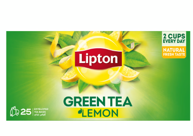 Lipton Green TEA LEMON 25Tea Bags