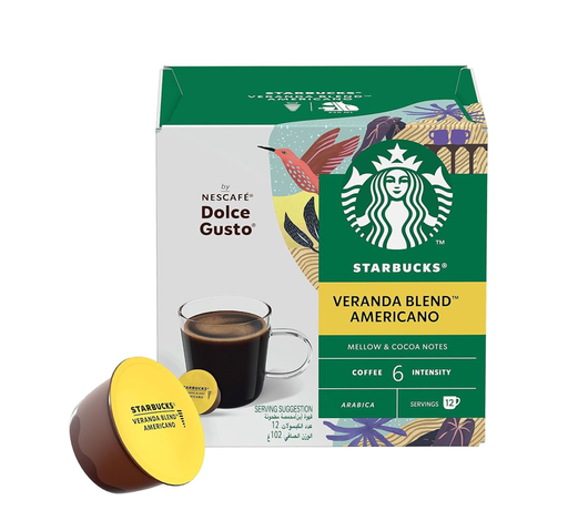 [1740-00227] Starbucks Veranda Blend Blonde Roast Arabica Americano Coffee Capsules 102G 12CAPSULE