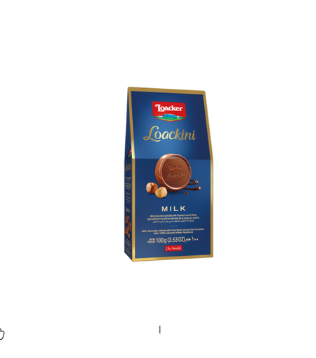 [10240] Loacker Loackini Milk Chocolate Bites Filled with Hazelnut Cream
