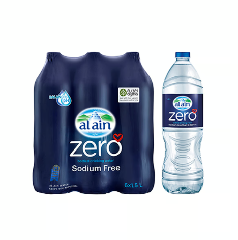 Al Ain Zero Bottled Drinking Water (12x1.5L) - sodium free