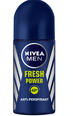 [907540] Nivea Men Fresh Power 48H Antiperspirant Roll-On Deodorant Musk Scent 50ml