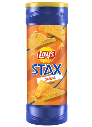 Lay's Stax Cheddar Potato Chips