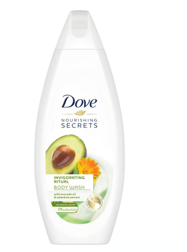 Dove Nourishing Secrets Invigorating Ritual Body Wash with Avocado Oil & Calendula Extract