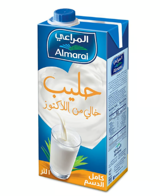 [42420] Almarai Long Life Full Fat Milk - lactose free 1L