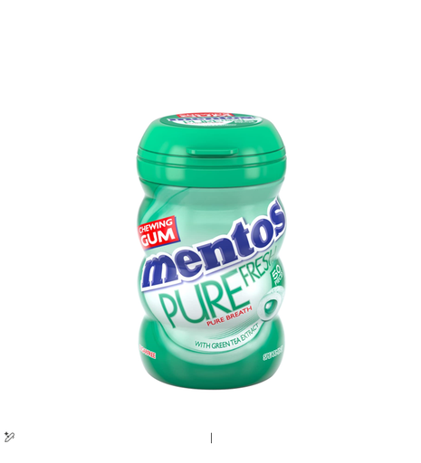 [MGPFFM1] Mentos Pure Fresh Chewing Gum Fresh Mint with Green Tea Extract - sugar free