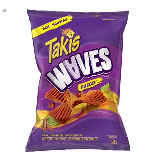 Takis Fuego Hot Chili Pepper & Lime Wavy Potato Chips