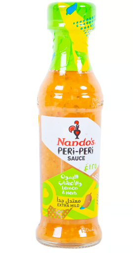 Nando's Extra Mild Lemon & Herb Peri-Peri Sauce - vegetarian