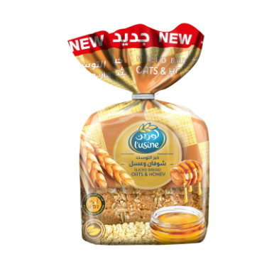 [81480] L'usine Sliced Brown Bread with Oats & Honey