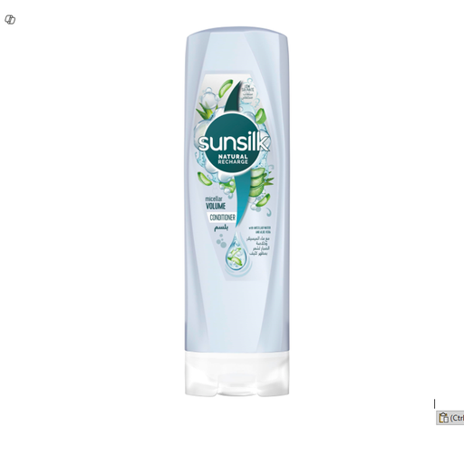 Sunsilk Natural Recharge Volumizing Hair Conditioner with Micellar Water & Aloe Vera