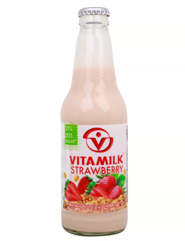 [01090300520] Vitamilk Strawberry Soy Drink - preservatives free