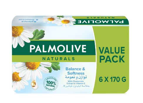 [CCP47300] Palmolive Naturals Balancing & Softening Soap Bar with Chamomile Extract & Vitamin E