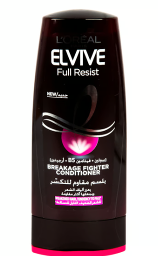 L'Oreal Elvive Full Resist Breakage Fighter Conditioner with Vitamin B5, Biotin & Arginine for Weakened Hair