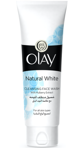 Olay Natural White Cleansing Face Wash with Mulberry Extract