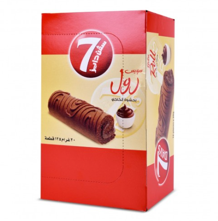 7 Days Swiss Rolls Filled with Cocoa Cream (10+2 Free)
