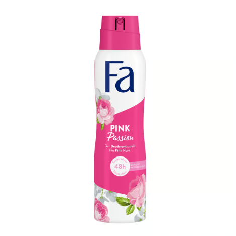 [chg13700] Fa Pink Passion 48H Deodorant Spray Rose Scent - aluminum salt free 150ml
