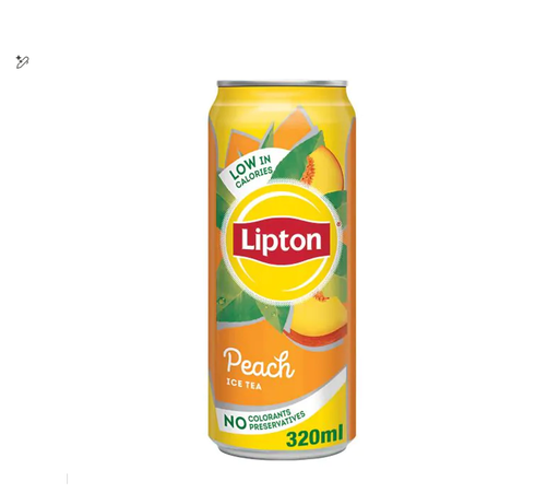 [90111] Lipton Peach Iced Tea - preservatives free, colorants 320ml