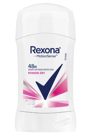 Rexona Motion Sense Powder Dry 48H Antiperspirant Deodorant Stick - alcohol free