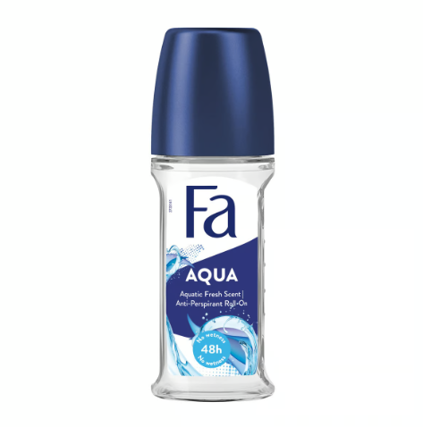 [chg31400] Fa Aqua 48H Antiperspirant Roll-On Deodorant Aquatic Fresh Scent 50ml