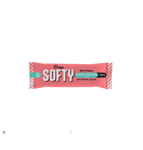 Nanosupps Softy 18% Protein Bar Chocolate & Caramel Flavor - no added sugar