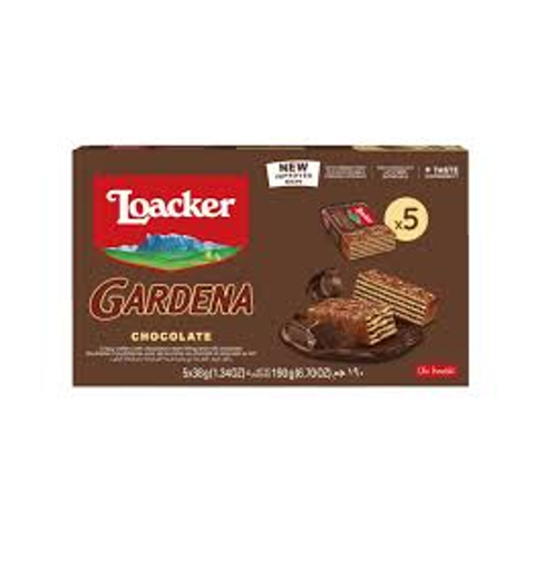 Loacker Gardena Milk Chocolate Coated Wafers with Chocolate Cream Filling - colorings free, preservatives free