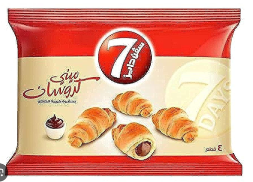 7D CROISSANT MINI CHOCOLATE 44G (1X36)