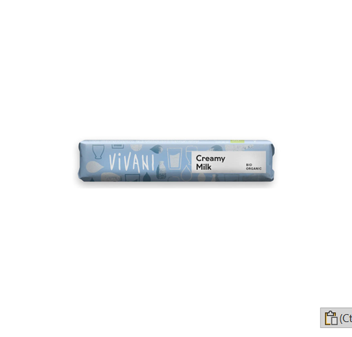 Vivani Milky Cream Chocolate 40g