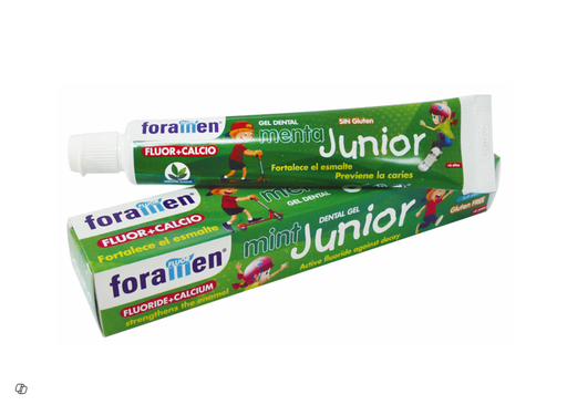 Foramen Junior Gel Toothpaste Menthol Flavor - gluten free