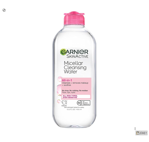 [1727-00256] Garnier Skin Active Hypoallergenic Micellar Cleansing Water for All Skin Types - 1727-00256