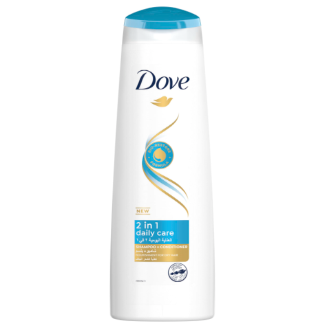 Dove Bio Restore Daily Care 2 in 1 Nourishing Shampoo & Conditioner for Dry Hair 400ml