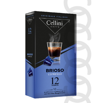 Cellini Brioso Espresso Coffee Capsules