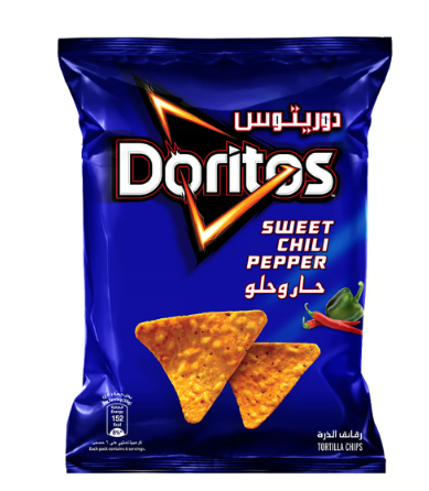 [8700] Doritos Sweet Chili Pepper Tortilla Chips 165GM